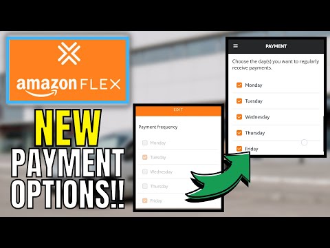 How to Choose Your Pay Days On AMAZON FLEX (More Payment Options)