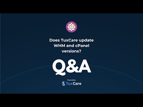 Does TuxCare's ELS for CentOS 7 let you update your WHM and cPanel versions? | Webinar Highlights