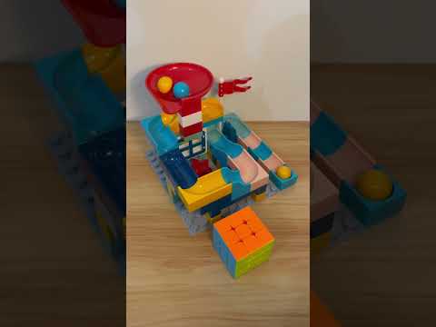 Marble Run ASMR 🔴🟡🔵 965  Satisfying Building Blocks #marblerun #marblerace #asmr