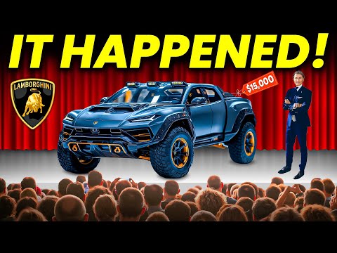 Lamborghini CEO: "I Am Releasing $15,000 Pickup Truck Today!"