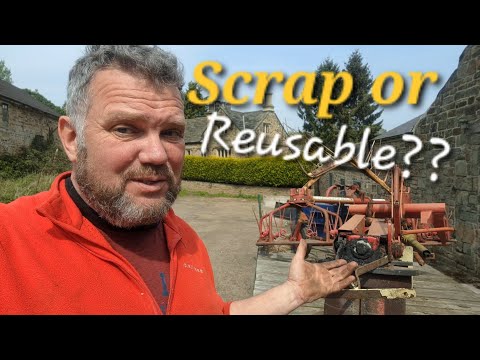 Drum Mower Madness, scrap farm implements can we fix them?