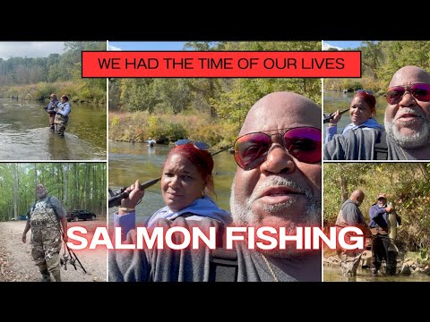 WE HAD THE TIME OF OUR LIVES SALMON FISHING #fypyoutube #salmonrun #fishing #fishingvideo #outdoors