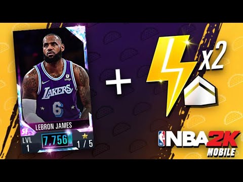 【NBA 2K mobile】新兌換碼￼,免費送鑽石￼LBJ+￼能量*2