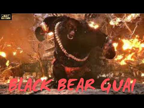 black myth wukong black bear guai boss fight