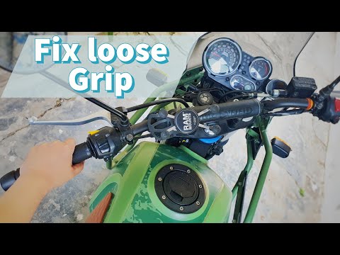 Fix loose Grip on Royal Enfield Himalayan 2021 | BLOOPERS !!! | Desi Motard