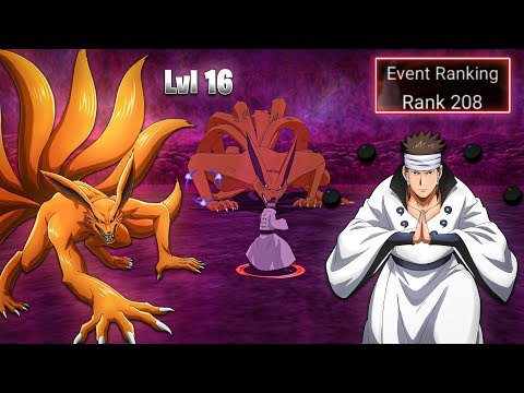 NxB NV : Ashura Lvl 15 Ex Ult Vs Lvl 16 Nine Tails 🔥 NxB NV Sam 58 Easy Grind With Ashura Rank 208