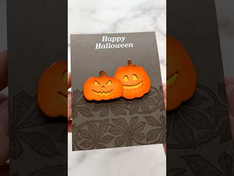 EASY Halloween Card Made In SECONDS!🤯 ASMR Crafting #asmr #asmrsounds #craft