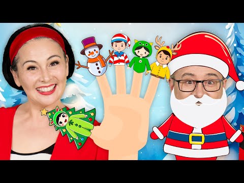 Christmas Finger Family Song | Santa, Rudolf, Grinch Kids Holiday Fun | Kids Songs & Nursery Rhymes