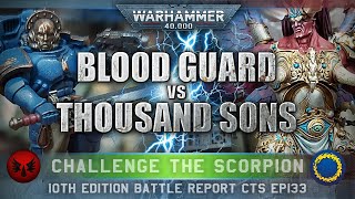 Thousand Sons vs Blood Guard (Blood Angels) Warhammer 40K Battle Report 10th Edition 2000pts