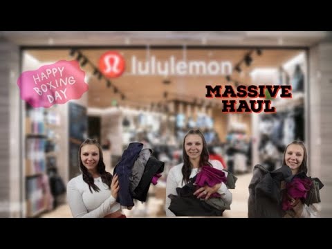 MASSIVE!! LULULEMON BOXING DAY HAUL!!