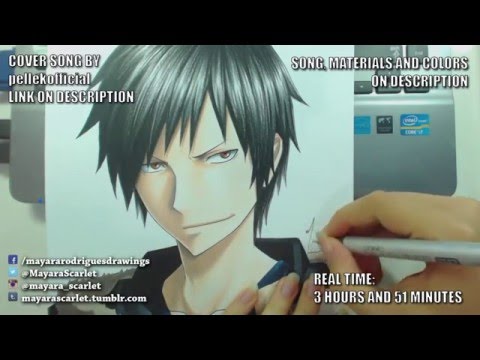 Speed Drawing - Orihara Izaya (Durarara!!)