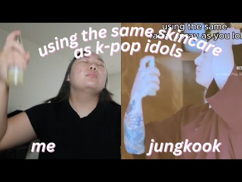 Using the same skincare as K-POP Idols