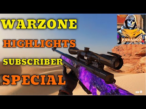 WARZONE HIGHLIGHTS *SUBSCRIBER SPECIAL* #shorts