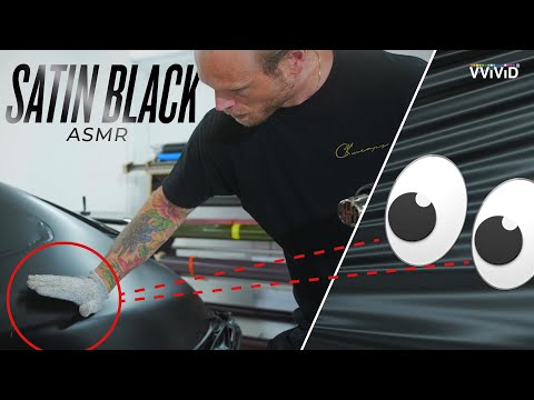 (Satisfying) Satin Black Wrap Process | @CKWraps | ASMR