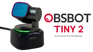 OBSBOT Tiny 2 4K AI Powered PTZ Webcam Unboxing - ASMR