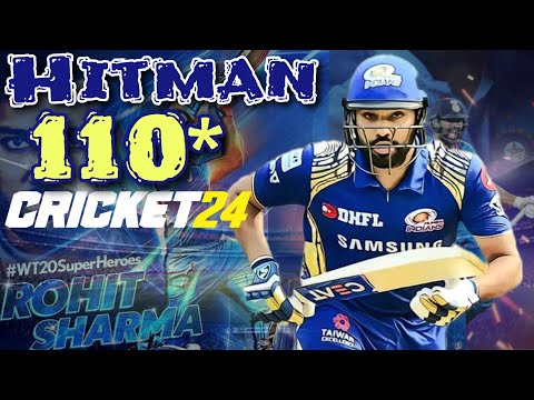 Hitman Rohit Sharma Destroy CSK || CSK vs MI Match IPL NEW TEAM || Cricket24 Gameplay