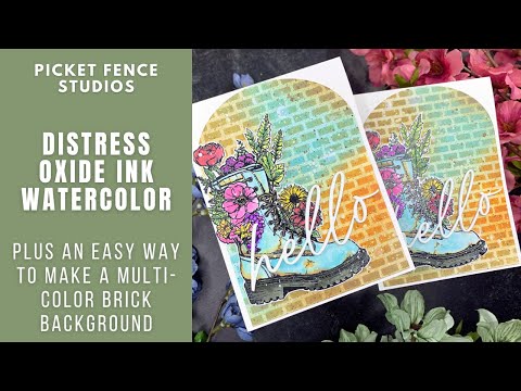 Distress Oxide Watercolor | Picket Fence Studios