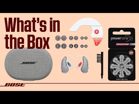 Bose SoundControl™ Hearing Aids – What's in the Box