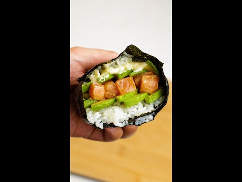 Salmon Avocado Rice Ball