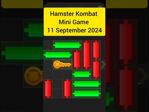 Hamster Kombat Mini Game 11 September 2024 #hamsterkombat #minigame