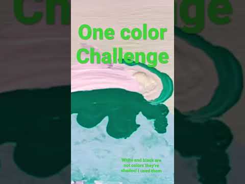 One color challenge! 💚 St. Patrick’s day ☘️ #onecolorchallenge