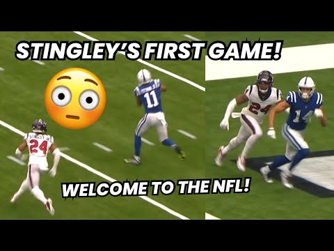 Derek Stingley’s NFL ‘DEBUT’ 🔥 Vs Colts & Michael Pittman (WR Vs CB) Colts vs Texans highlights