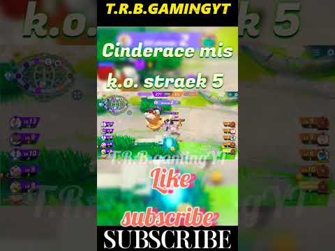 Cinderace mis ko straek 5#Cinderace#pokemonunite #shortspokemonunite #virl#shorts#gaming