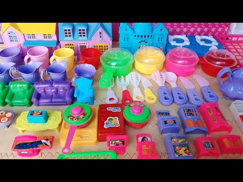 6 Minutes Satisfying With Unboxing Hello Kitty Cute Kitchen Set | Tiny Mini kitchen Set Toy Review