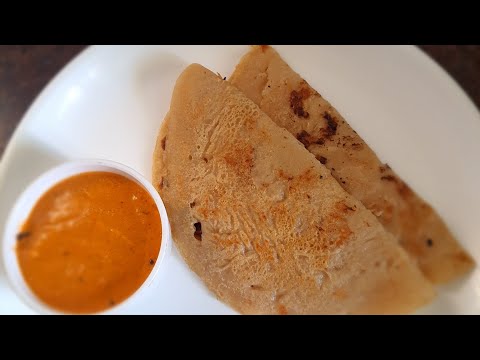 Wheat flour dosa / Easy and healthy breakfast or dinner/Instant wheat flour dosa #wheatflourdosa