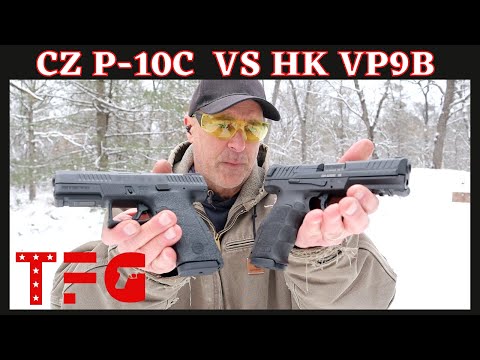 CZ P-10C VS HK VP9B (Range Comparison) - TheFirearmGuy