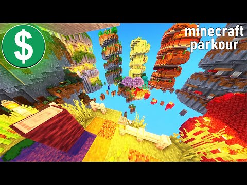 Minecraft Parkour Gameplay NO COPYRIGHT