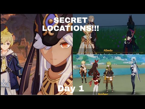 Secret locations in mondstat! (day 1 windblume festival)