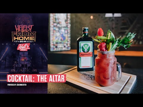 Hell's Drinks - The Altar (bloody mary cocktail) - Hellfest From Home 2021