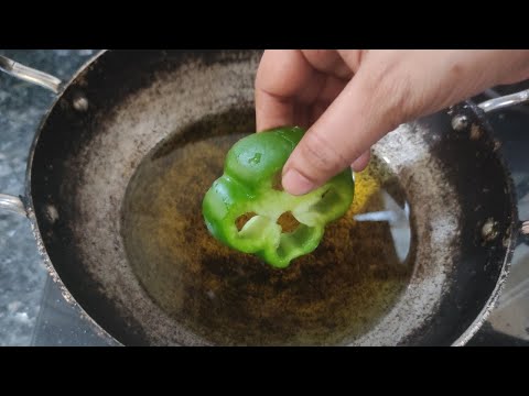 Easy Way To Cook Capsicum - Easy Snacks Recipe