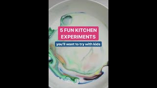 5 Easy Kitchen Science Experiments for Kids