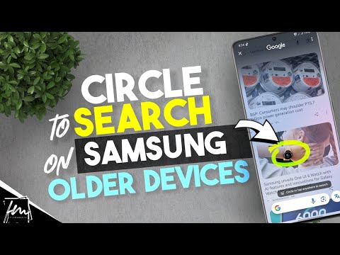 How to do Circle to Search on Samsung older devices