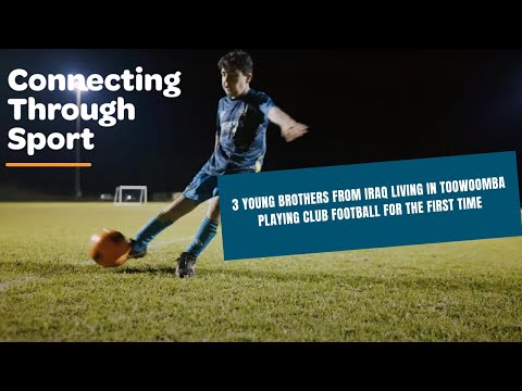 3 young brothers from Iraq living in Toowoomba playing club football for the first time