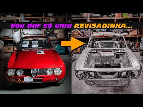 How is Barata's Alfa Romeo GTAm doing? One day in the workshop