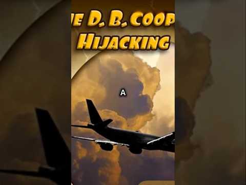 D. B. Cooper :The Greatest Unsolved Hijacking in the History #facts #unsolvedcases