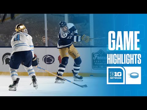 Notre Dame vs. Penn State | Highlights | Big Ten Hockey | 01/03/2025