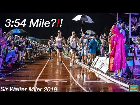 Crazy Fast 3:54 MILE In The Rain?! | Sir Walter Miler 2019