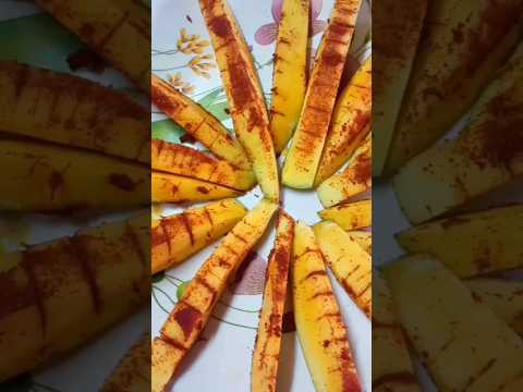 Mango with chilli powder and salt