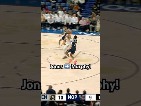 The Pelicans turn DEFENSE into OFFENSE, Murphy SOARS for the alley-oop JAM!