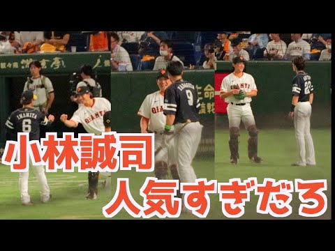 【柳田が！周東が！】小林誠司、大人気！ホークス選手から続々挨拶される