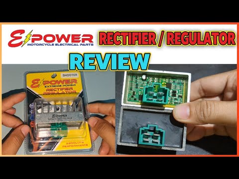 E POWER Rectifier Regulator Product Review Tagalog Para sa mga laging lowbat ang battery ng Motor