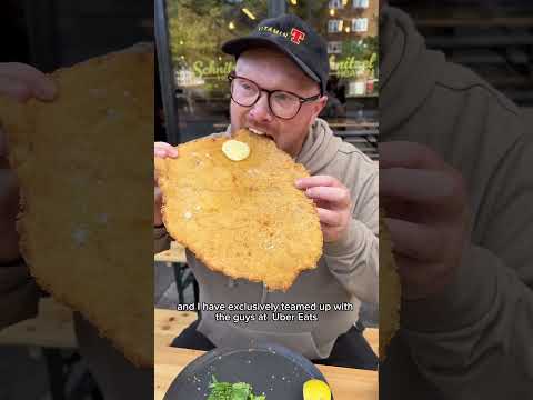 LONDONS BIGGEST SCHNITZEL ad #food #london #schnitzel #foodie