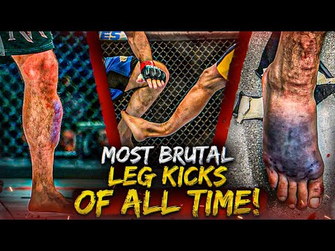 The Most Brutal Leg Kicks You Will Ever See | MMA, Kickboxing & Muay Thai Leg Kick Knockouts