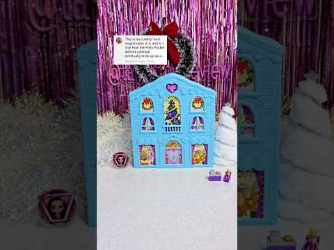 #shorts #asmr Let's open Doors 4-6 from the Polly Pocket Advent Calendar 2024 🎄