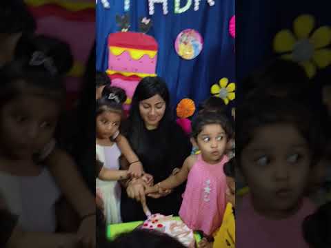 Birthday celebration in the school