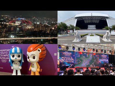 新加坡国家体育城之旅2023 Singapore National Stadium 国家体育馆、体育博物馆、加笼威商场、室内体育场、水上中心、体育图书馆